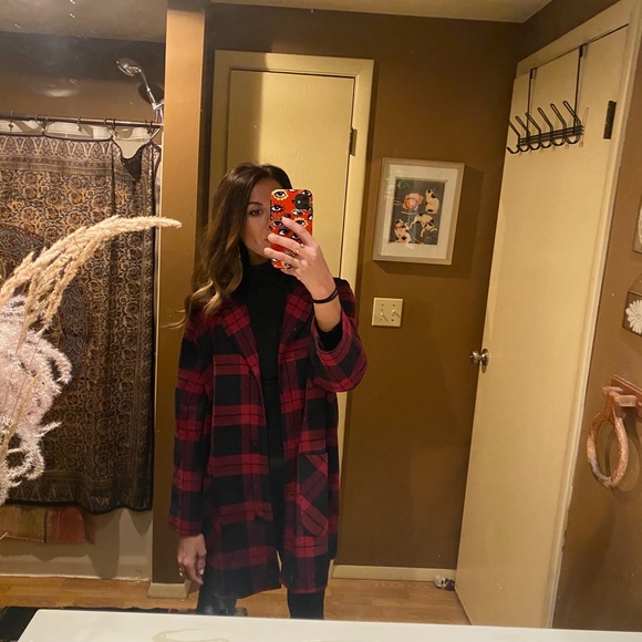 Vintage Pendleton wool plain blazer coat S/M - Picture 12 of 13